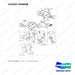 310207-03604B WIRE HARNESS - full parts diagram, item 1 marked - genuine Doosan / Bobcat forklift part