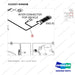 310207-03604B WIRE HARNESS - parts diagram, item 1 shown - genuine Doosan / Bobcat forklift part