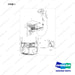 310207-03839 CHANGEOVER AR.OPTION FAN - full parts diagram, item 1 marked - genuine Doosan / Bobcat forklift part