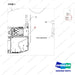 310207-03839 CHANGEOVER AR.OPTION FAN - parts diagram, item 1 shown - genuine Doosan / Bobcat forklift part