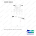 310207-04626 LAMP GP;FFT MAST,LED - full parts diagram, item 8 marked - genuine Doosan / Bobcat forklift part
