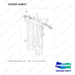 310207-04827 LAMP GROUP;MAST,LED - full parts diagram, item 3 marked - genuine Doosan / Bobcat forklift part