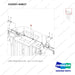 310207-04827 LAMP GROUP;MAST,LED - parts diagram, item 3 shown - genuine Doosan / Bobcat forklift part