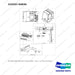 310207-04830 OPTION-AIRCON;WITH CD PLAYER - full parts diagram, item 7 marked - genuine Doosan / Bobcat forklift part