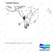 310207-05215 REST,ARM;FINGERTIP 4WAY - parts diagram, item 8 shown - genuine Doosan / Bobcat forklift part
