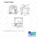 310207-05301 TACHOGRAPH GROUP;CABIN - full parts diagram, item 5 marked - genuine Doosan / Bobcat forklift part