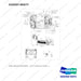 310207-05477 WIRE GROUP,B18T/B20T - full parts diagram, item 1 marked - genuine Doosan / Bobcat forklift part