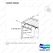 310207-05826 WIRING GP-OPTIONAL LIGHT;FOR AIRCON - parts diagram, item 2 shown - genuine Doosan / Bobcat forklift part