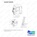 310207-05978 OPTION-WEIGHT SACLE;LOADCELL_STD MAST - full parts diagram, item 8 marked - genuine Doosan / Bobcat forklift part