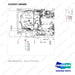 310207-06086 WIRE GROUP;T3,LP - parts diagram, item 1 shown - genuine Doosan / Bobcat forklift part