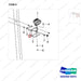 310207-07506 OPTION-SAFETY LIGHT(BLUE) - parts diagram, item 9 shown - genuine Doosan / Bobcat forklift part