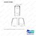 310207-07684 LAMP HARNESS OPTN;HALOGEN - full parts diagram, item 2 marked - genuine Doosan / Bobcat forklift part
