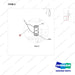 310207-08002 FCU WIRING GP;MONO PEDAL - parts diagram, item 2 shown - genuine Doosan / Bobcat forklift part