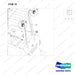 310207-08032 LIGHT GP;WORKING;FRT&REAR LED - parts diagram, item 10 shown - genuine Doosan / Bobcat forklift part