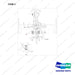 310207-08337 FCU WIRING GP;MONO PEDAL - full parts diagram, item 3 marked - genuine Doosan / Bobcat forklift part