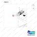 310207-08748 FAN & OP LAMP - parts diagram, item 12 shown - genuine Doosan / Bobcat forklift part