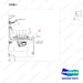 310207-09508 WIRING GROUP,LP - parts diagram, item 1 shown - genuine Doosan / Bobcat forklift part