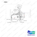 310207-09914 FCU WIRING GP;MONO PEDAL WITH ASC KUBOTA - full parts diagram, item 1 marked - genuine Doosan / Bobcat forklift part