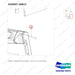310207-10617 FRONT COCKPIT UNIT,BASIC - parts diagram, item 15 shown - genuine Doosan / Bobcat forklift part