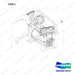 310207-10894 HEATER SYSTEM - full parts diagram, item 2 marked - genuine Doosan / Bobcat forklift part