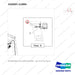 310207-11093 OPTION-BACK UP ALARM;OUTSIDE - parts diagram, item 8 shown - genuine Doosan / Bobcat forklift part