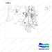 310207-11263 CH/OV AR-MONO PEDAL;FCU WITH ASC KUBOTA - parts diagram, item 4 shown - genuine Doosan / Bobcat forklift part