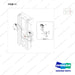 310207-11705 FRONT LAMP GROUP;LED, ON MAST - parts diagram, item 11 shown - genuine Doosan / Bobcat forklift part