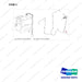 310207-12031 FRONT CAMERA SUB;DISPLAY AND CABLE - full parts diagram, item 3 marked - genuine Doosan / Bobcat forklift part