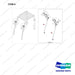 310207-12063 OPTION_WORKING LIGHT;GC15S-9 - full parts diagram, item 8 marked - genuine Doosan / Bobcat forklift part