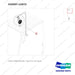 310207-12072 CH/OV OPERATOR FAN - parts diagram, item 8 shown - genuine Doosan / Bobcat forklift part