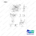 310207-12277 WIRE GROUP - full parts diagram, item 1 marked - genuine Doosan / Bobcat forklift part