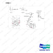 310207-12448 OPTION-ASC WIRING - full parts diagram, item 1 marked - genuine Doosan / Bobcat forklift part