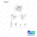 310207-12450 WIRE GROUP - full parts diagram, item 26 marked - genuine Doosan / Bobcat forklift part