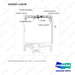 310207-12476 OPTION-REAR WIRING GP - full parts diagram, item 1 marked - genuine Doosan / Bobcat forklift part