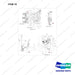 310207-12912 CH/OV AR;FFT,4TH LEVER INTERLOCK - full parts diagram, item 16 marked - genuine Doosan / Bobcat forklift part