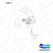 310207-13762 CH/OV AR-INFOLINK READY;CGC45S-9 - full parts diagram, item 12 marked - genuine Doosan / Bobcat forklift part