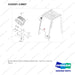 310207-13807 BLUE SAFETY LIGHT;FRONT,ALWAYS ON - full parts diagram, item 9 marked - genuine Doosan / Bobcat forklift part