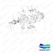 332381 CRANKSHAFT GP - full parts diagram - genuine Doosan / Bobcat forklift part