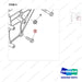 34CM1240 ALTERNATOR MOUNTING - parts diagram, item 5 shown - genuine Doosan / Bobcat forklift part