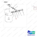 358055 STARTING AID GP - parts diagram, item 7 shown - genuine Doosan / Bobcat forklift part