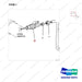358059 STARTING AID GP - parts diagram, item 1 shown - genuine Doosan / Bobcat forklift part