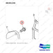 36CM1230 TIMING GEAR CASE - parts diagram, item 9 shown - genuine Doosan / Bobcat forklift part