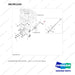 36CM1245 ALTERNATOR MOUNTING - full parts diagram, item 1 marked - genuine Doosan / Bobcat forklift part