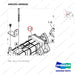 400202-00004E EGR - parts diagram, item 1-5 shown - genuine Doosan / Bobcat forklift part