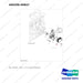 400206-00847 OIL FILTER - full parts diagram, item 1-2 marked - genuine Doosan / Bobcat forklift part