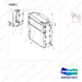 400206-01052 RADIATOR ASSY;OPEN CORE_D25S-9 - parts diagram, item 2 shown - genuine Doosan / Bobcat forklift part