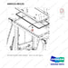 400315-00125 OPTION;TILTING ROOF GROUP - parts diagram, item 4 shown - genuine Doosan / Bobcat forklift part