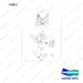 400315-00161 ADJUSTER;ARMREST GP - full parts diagram, item 2 marked - genuine Doosan / Bobcat forklift part