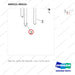 400321-00324 MAST AR.; QUAD, MFH 8250,OAL - parts diagram, item 2 shown - genuine Doosan / Bobcat forklift part