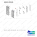 400321-00326 MAST AR.; QUAD, MFH 8250,OAL - full parts diagram, item 4 marked - genuine Doosan / Bobcat forklift part